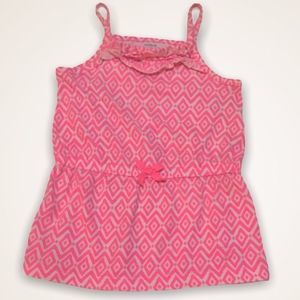 🌺 CARTER’S Geo Print Ruffle Tunic Tank Top